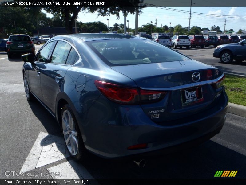 Blue Reflex Mica / Black 2014 Mazda MAZDA6 Touring