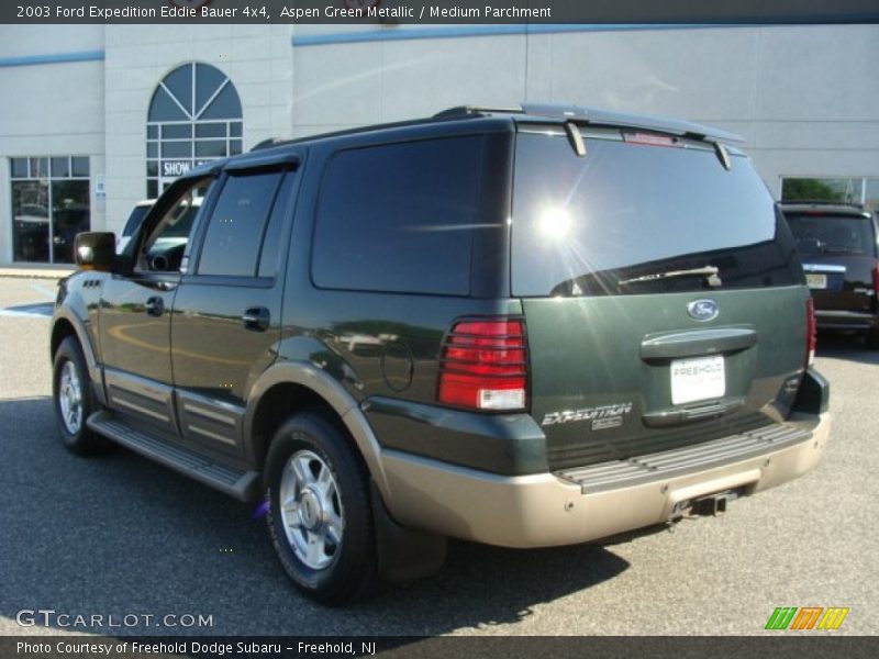 Aspen Green Metallic / Medium Parchment 2003 Ford Expedition Eddie Bauer 4x4