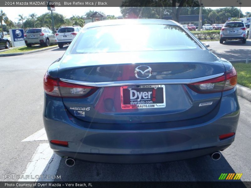 Blue Reflex Mica / Black 2014 Mazda MAZDA6 Touring
