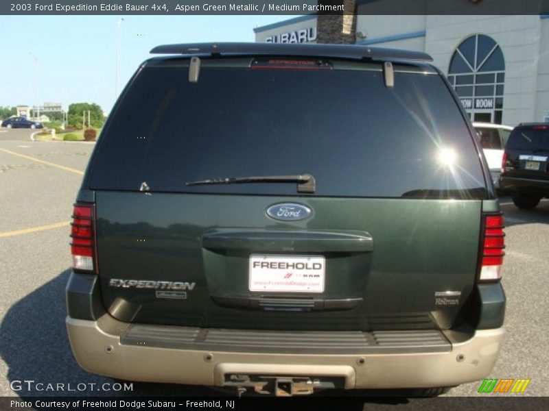 Aspen Green Metallic / Medium Parchment 2003 Ford Expedition Eddie Bauer 4x4