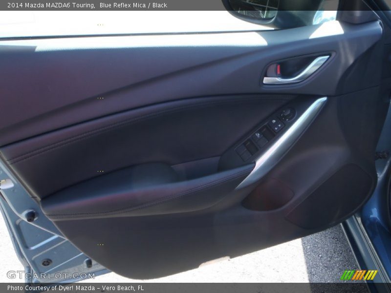 Blue Reflex Mica / Black 2014 Mazda MAZDA6 Touring