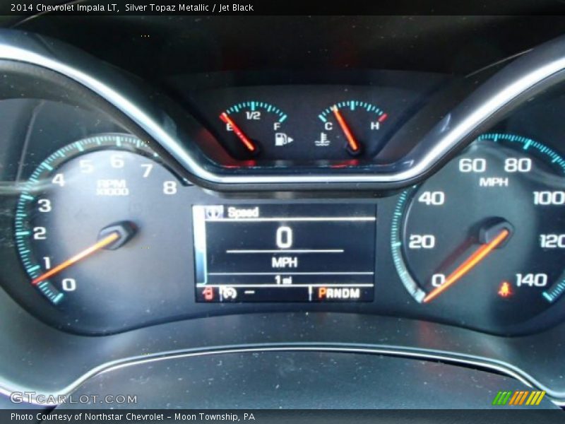 Silver Topaz Metallic / Jet Black 2014 Chevrolet Impala LT