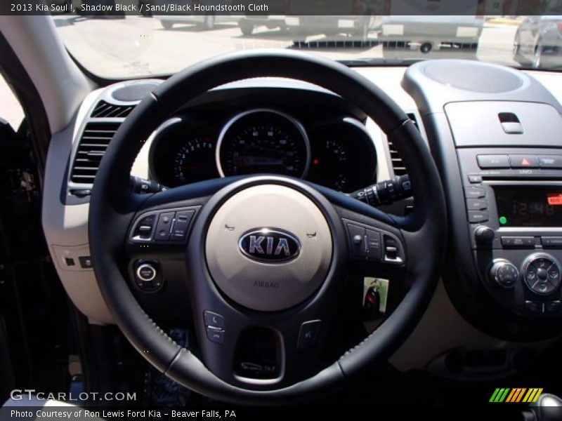 Shadow Black / Sand/Black Houndstooth Cloth 2013 Kia Soul !