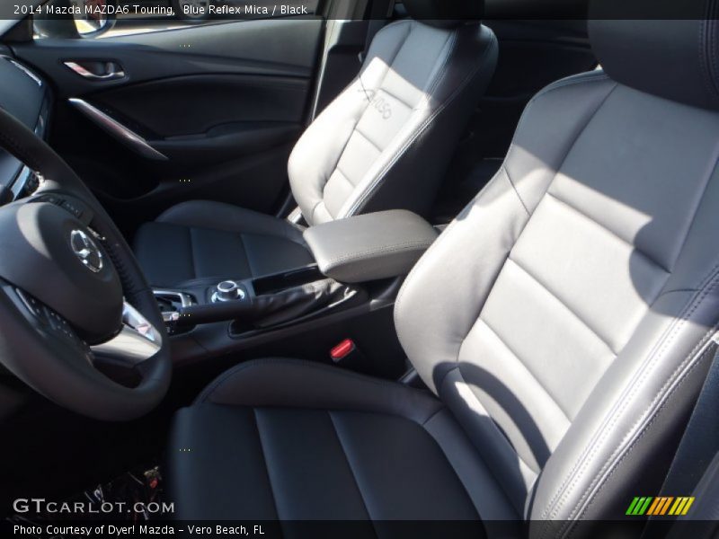 Blue Reflex Mica / Black 2014 Mazda MAZDA6 Touring