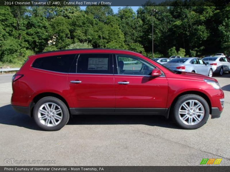  2014 Traverse LT AWD Crystal Red Tintcoat