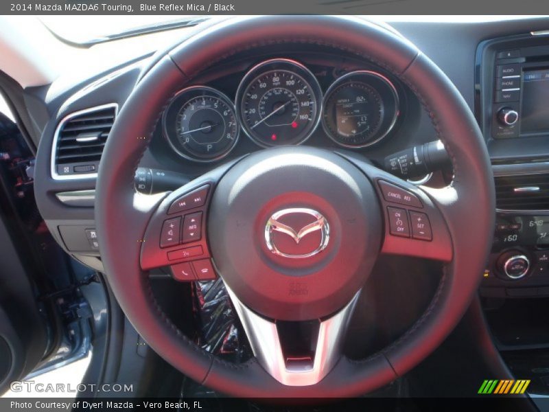 Blue Reflex Mica / Black 2014 Mazda MAZDA6 Touring