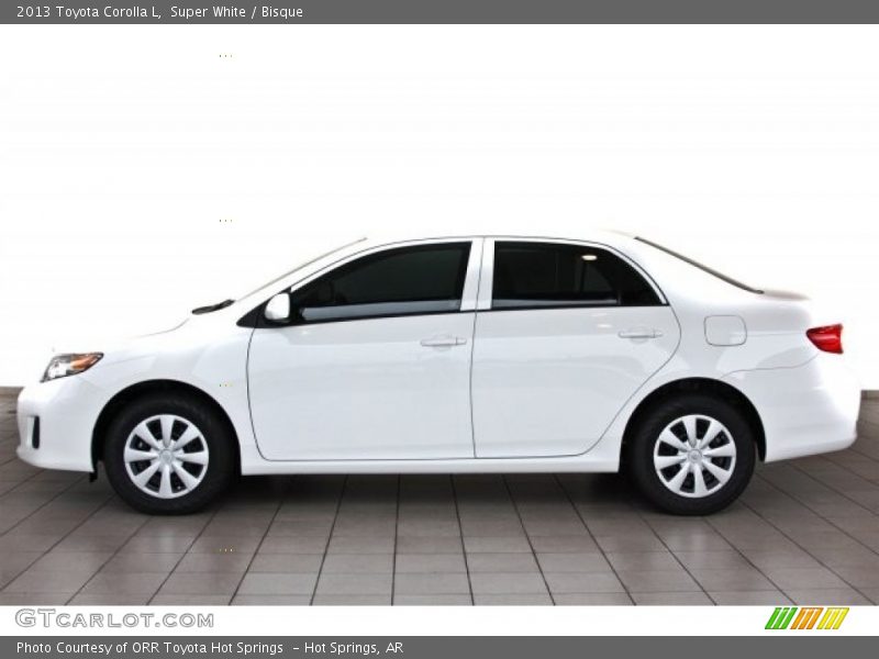 Super White / Bisque 2013 Toyota Corolla L