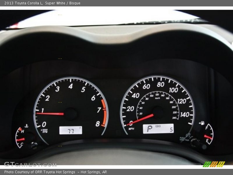 Super White / Bisque 2013 Toyota Corolla L