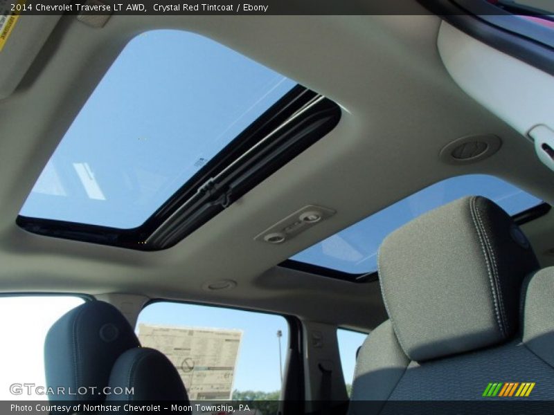 Sunroof of 2014 Traverse LT AWD