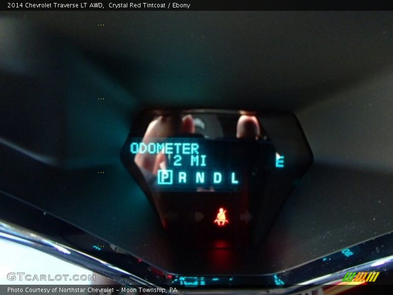 Crystal Red Tintcoat / Ebony 2014 Chevrolet Traverse LT AWD