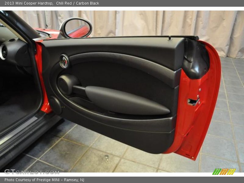 Chili Red / Carbon Black 2013 Mini Cooper Hardtop