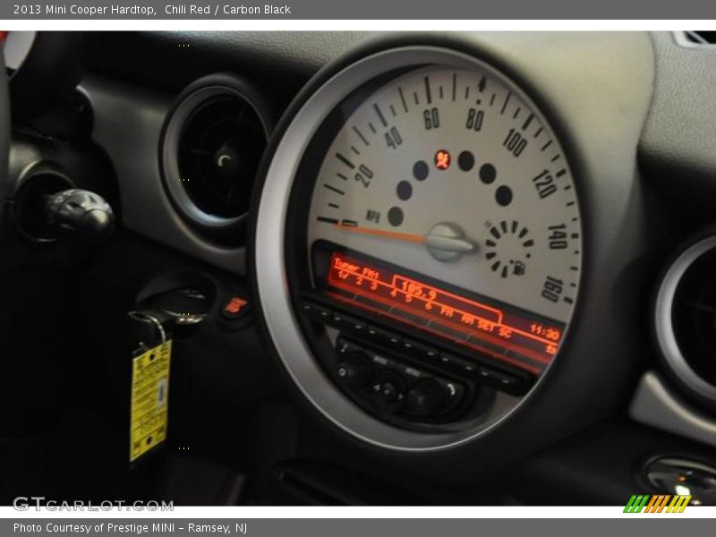 Chili Red / Carbon Black 2013 Mini Cooper Hardtop