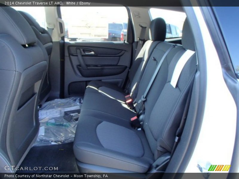 Rear Seat of 2014 Traverse LT AWD