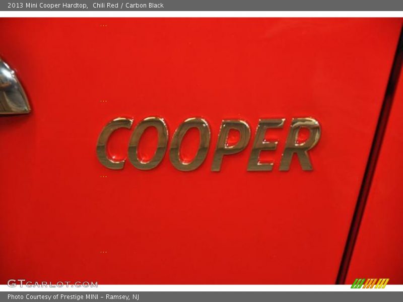 Chili Red / Carbon Black 2013 Mini Cooper Hardtop