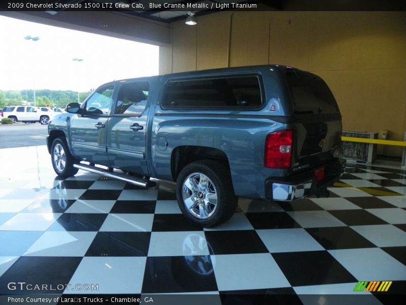 Blue Granite Metallic / Light Titanium 2009 Chevrolet Silverado 1500 LTZ Crew Cab