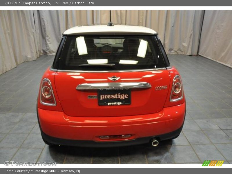 Chili Red / Carbon Black 2013 Mini Cooper Hardtop