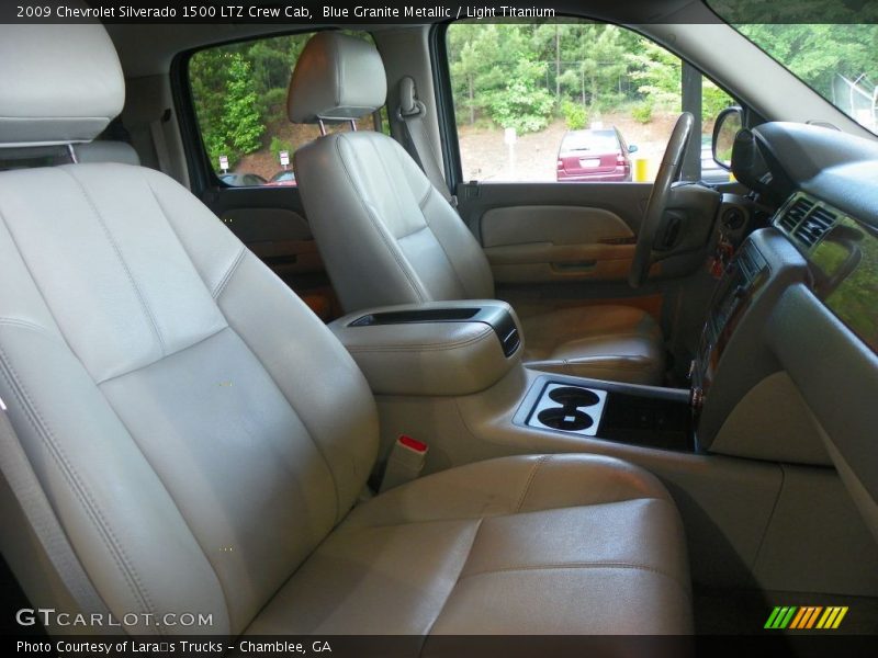Blue Granite Metallic / Light Titanium 2009 Chevrolet Silverado 1500 LTZ Crew Cab