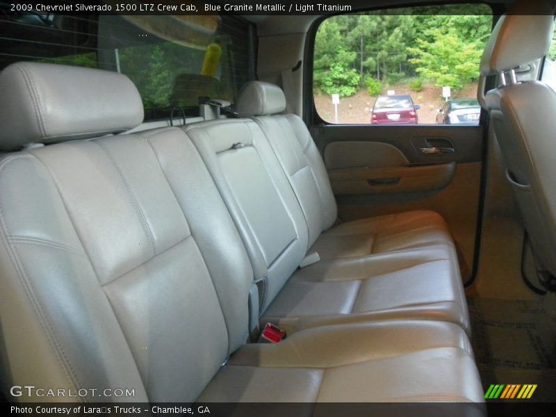 Blue Granite Metallic / Light Titanium 2009 Chevrolet Silverado 1500 LTZ Crew Cab