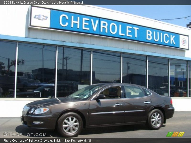 Dark Mocha Metallic / Neutral 2008 Buick LaCrosse CXL