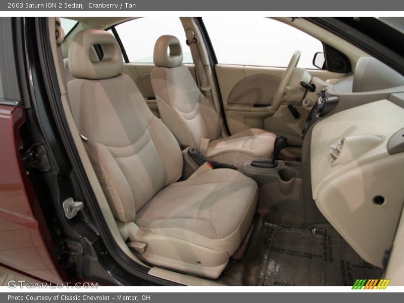 Front Seat of 2003 ION 2 Sedan