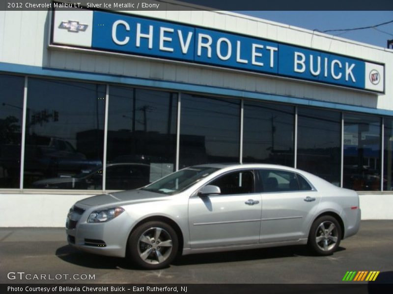 Silver Ice Metallic / Ebony 2012 Chevrolet Malibu LT