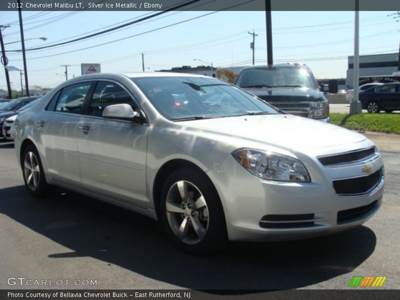 Silver Ice Metallic / Ebony 2012 Chevrolet Malibu LT