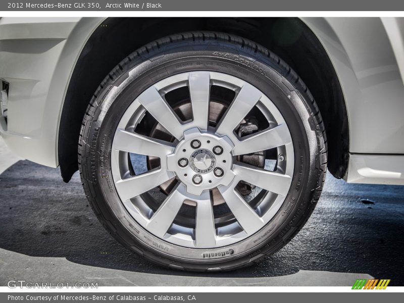 Arctic White / Black 2012 Mercedes-Benz GLK 350