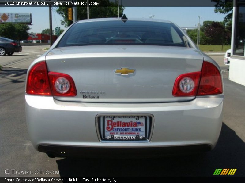 Silver Ice Metallic / Ebony 2012 Chevrolet Malibu LT