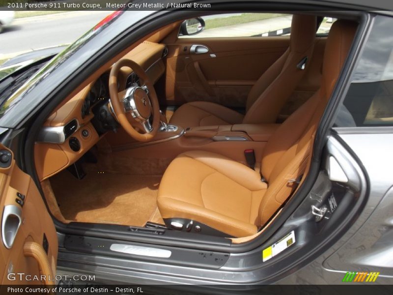 Front Seat of 2011 911 Turbo Coupe