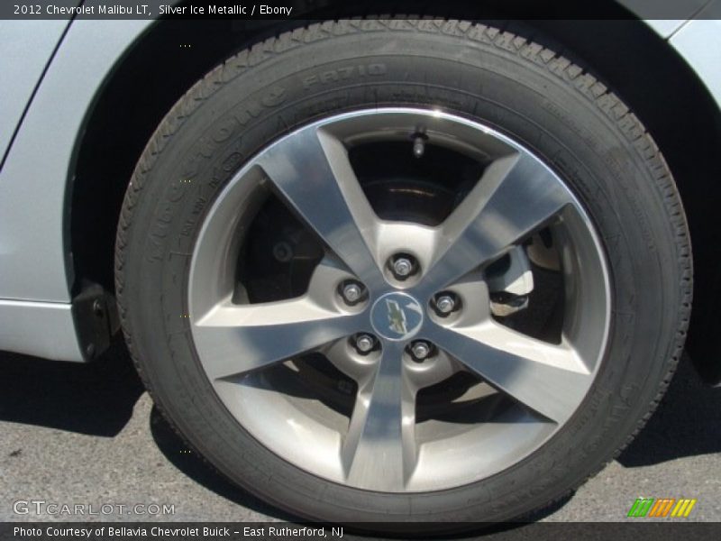 Silver Ice Metallic / Ebony 2012 Chevrolet Malibu LT