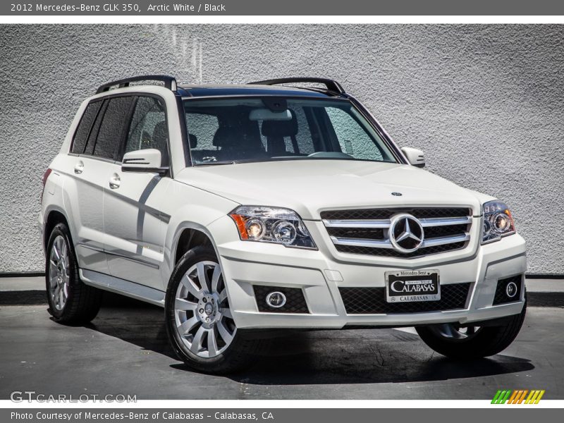 Arctic White / Black 2012 Mercedes-Benz GLK 350
