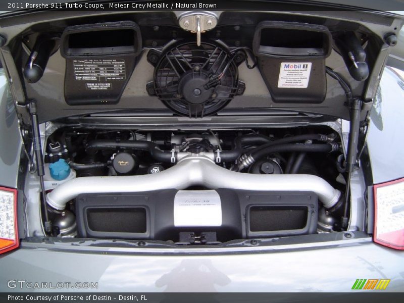  2011 911 Turbo Coupe Engine - 3.8 Liter Twin-Turbocharged DOHC 24-Valve VarioCam Flat 6 Cylinder