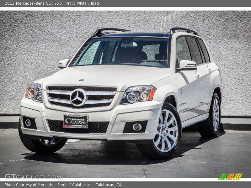Arctic White / Black 2012 Mercedes-Benz GLK 350