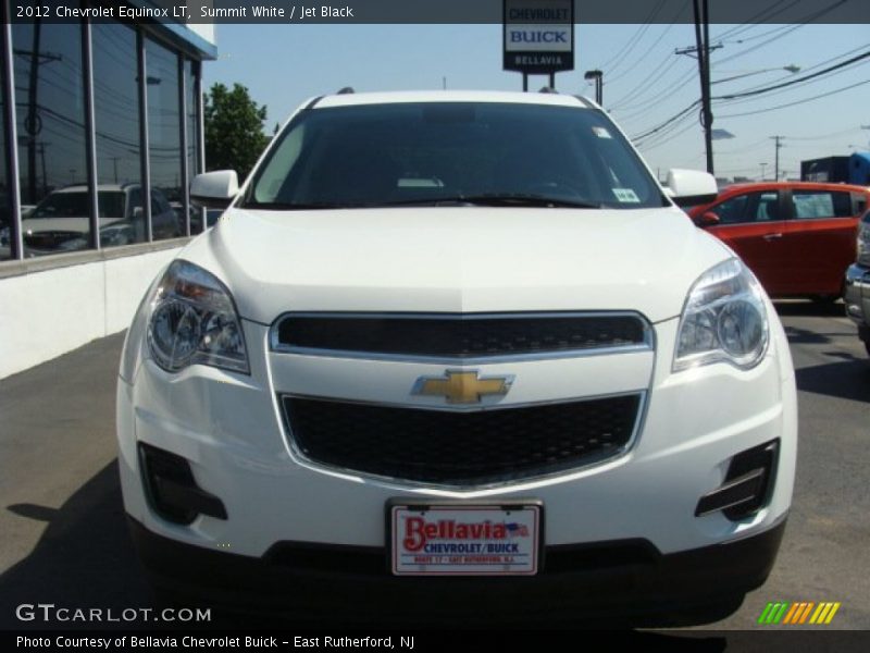 Summit White / Jet Black 2012 Chevrolet Equinox LT