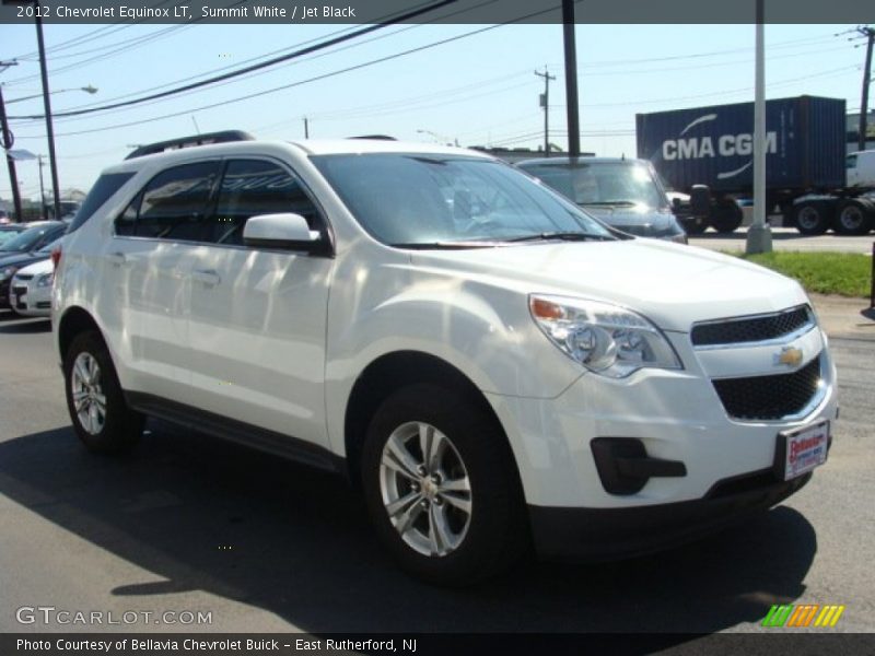 Summit White / Jet Black 2012 Chevrolet Equinox LT