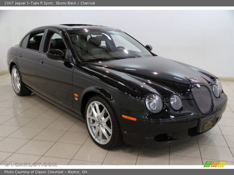 Ebony Black / Charcoal 2007 Jaguar S-Type R Sport