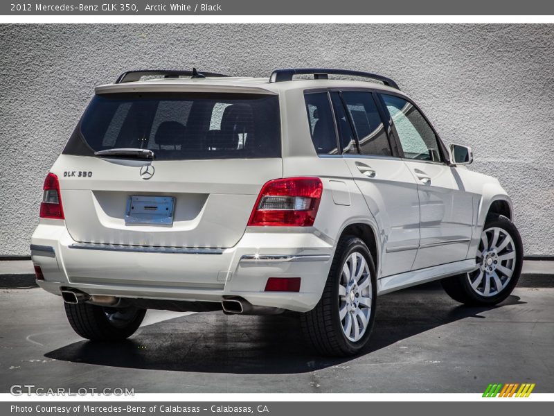 Arctic White / Black 2012 Mercedes-Benz GLK 350