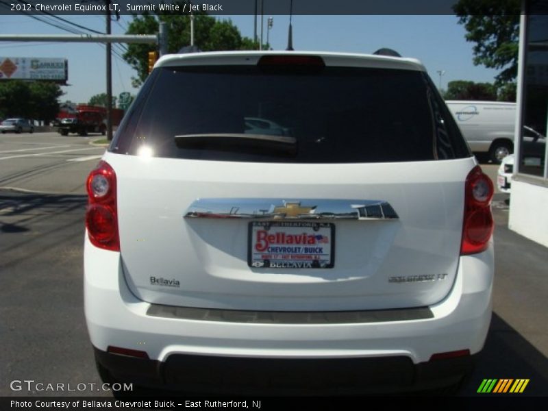 Summit White / Jet Black 2012 Chevrolet Equinox LT