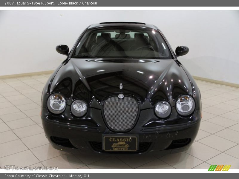 Ebony Black / Charcoal 2007 Jaguar S-Type R Sport