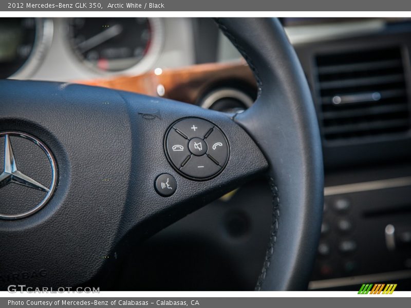 Arctic White / Black 2012 Mercedes-Benz GLK 350