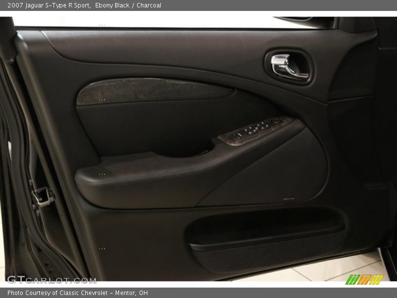 Ebony Black / Charcoal 2007 Jaguar S-Type R Sport