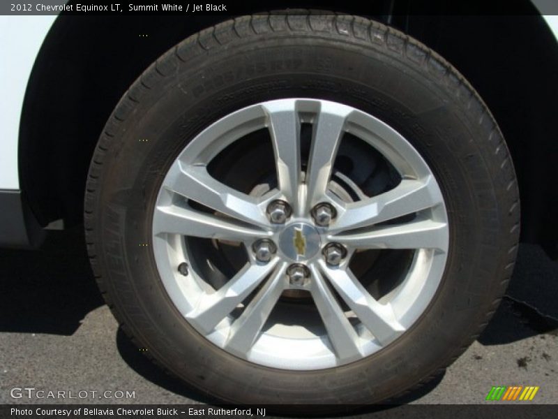 Summit White / Jet Black 2012 Chevrolet Equinox LT