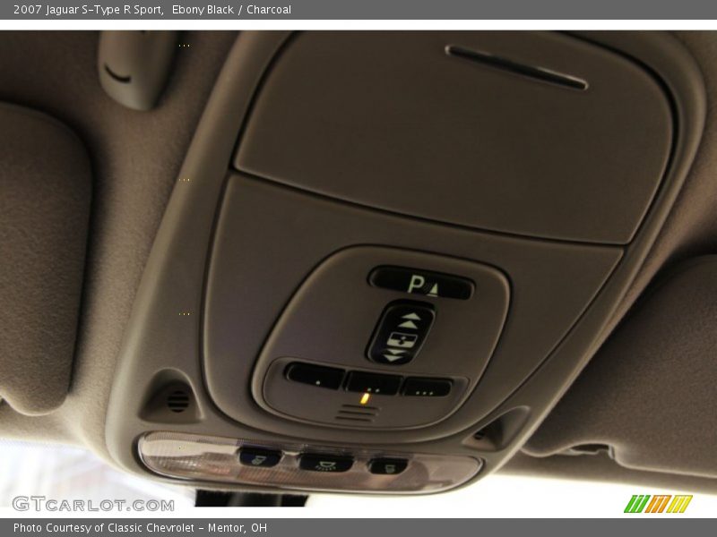 Ebony Black / Charcoal 2007 Jaguar S-Type R Sport