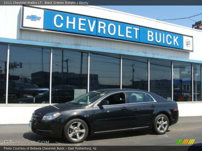 Black Granite Metallic / Ebony 2011 Chevrolet Malibu LT