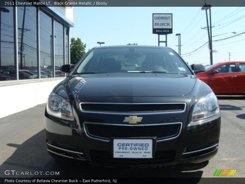 Black Granite Metallic / Ebony 2011 Chevrolet Malibu LT