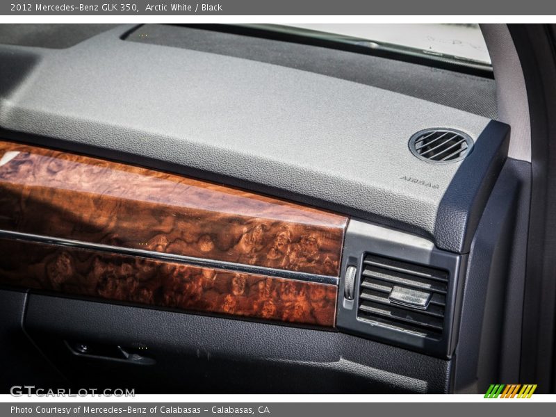 Arctic White / Black 2012 Mercedes-Benz GLK 350