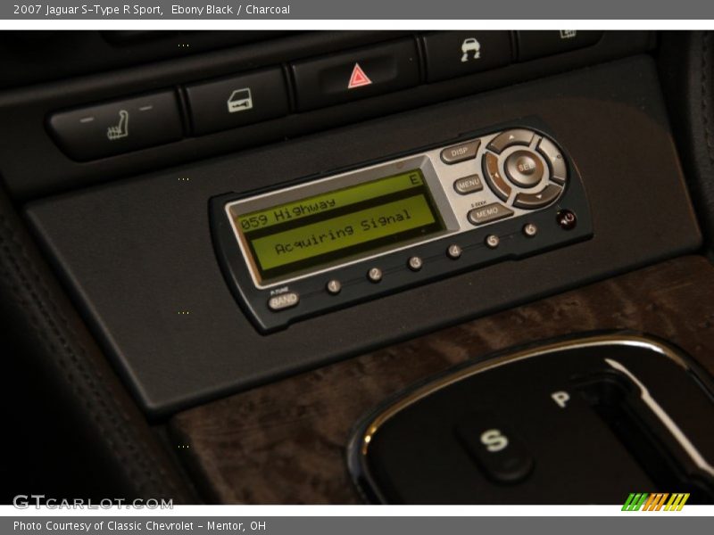 Ebony Black / Charcoal 2007 Jaguar S-Type R Sport