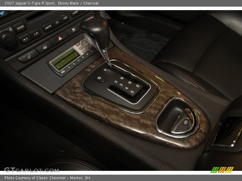 Ebony Black / Charcoal 2007 Jaguar S-Type R Sport