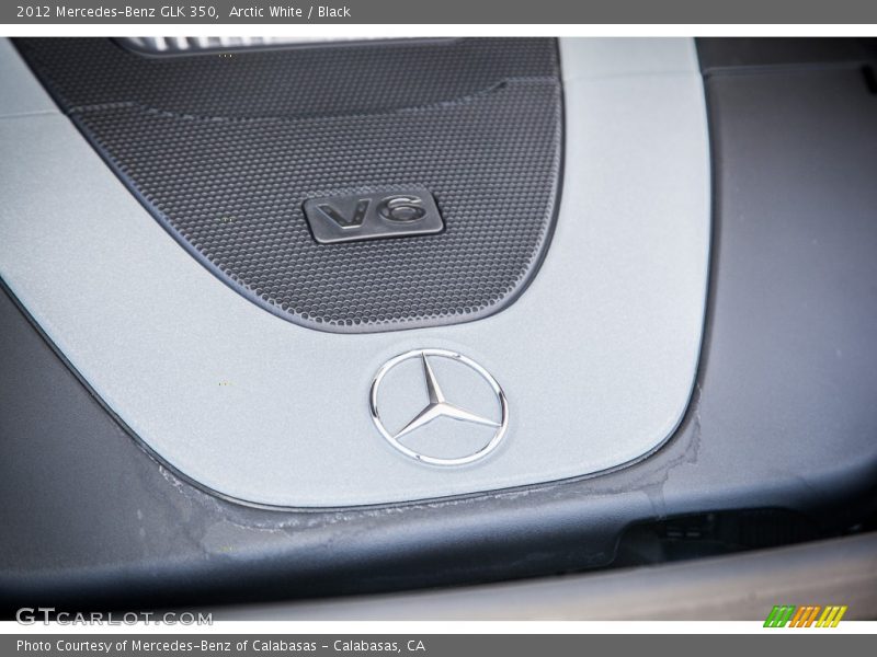 Arctic White / Black 2012 Mercedes-Benz GLK 350