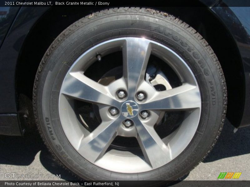 Black Granite Metallic / Ebony 2011 Chevrolet Malibu LT